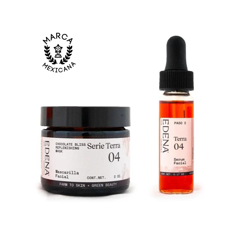 EDENA SERIE TERRA 04 CHOCOLATE BLISS MASK (2 PIEZAS) 50 g