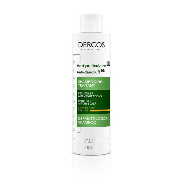 DERCOS TECHNIQUE SHAMPOO ANTICASPA PARA CABELLO SECO