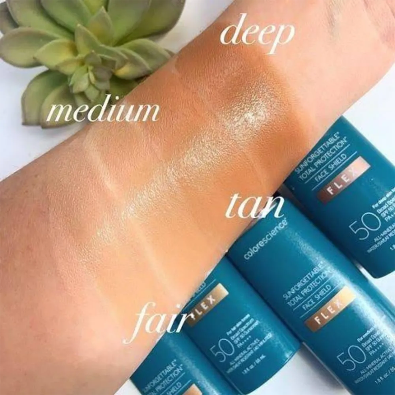 Protective Color COLORESCIENCE SUNFORGETTABLE TOTAL PROTECTION FACE SHIELD FLEX SPF 50 ...