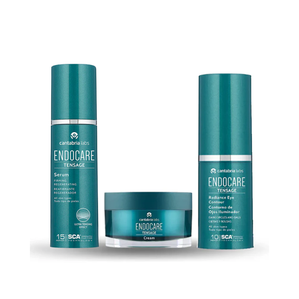 TRÍO ENDOCARE TRATAMIENTO ANTI-EDAD REAFIRMANTE PARA FLACIDEZ FACIAL Y CONTORNO DE OJOS
