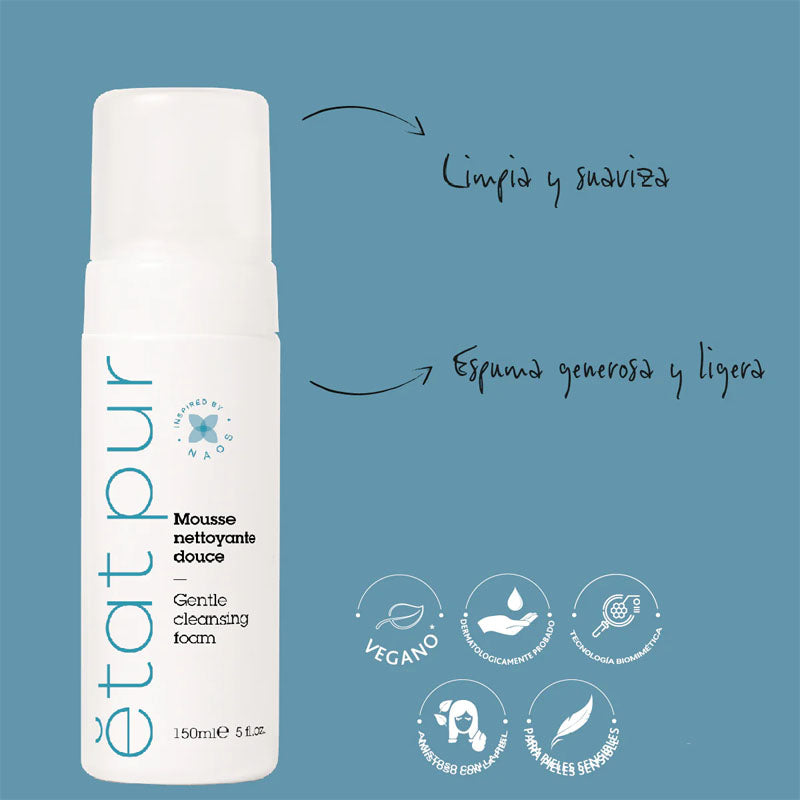ETAT PUR ESPUMA LIMPIADORA 150mL