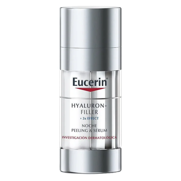 EUCERIN HYALURON FILLER + 3x EFECT PEELING & SERUM NOCHE 30mL