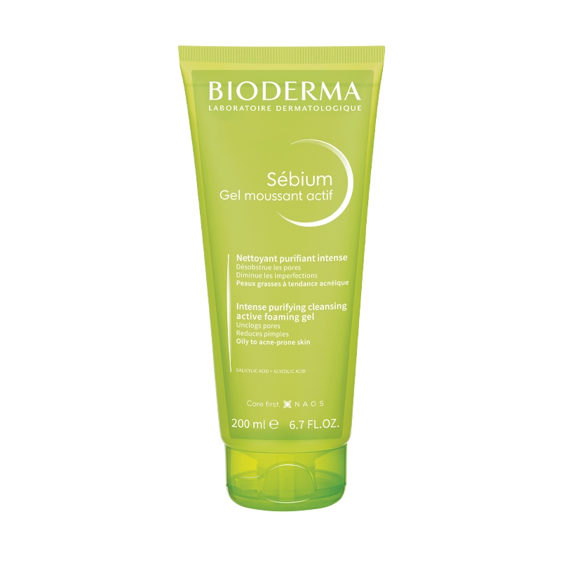 BIODERMA SÉBIUM GEL MOUSSANT ACTIF 200 ML