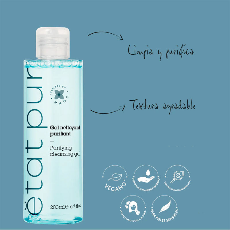 ETAT PUR GEL LIMPIADOR PURIFICANTE 200mL