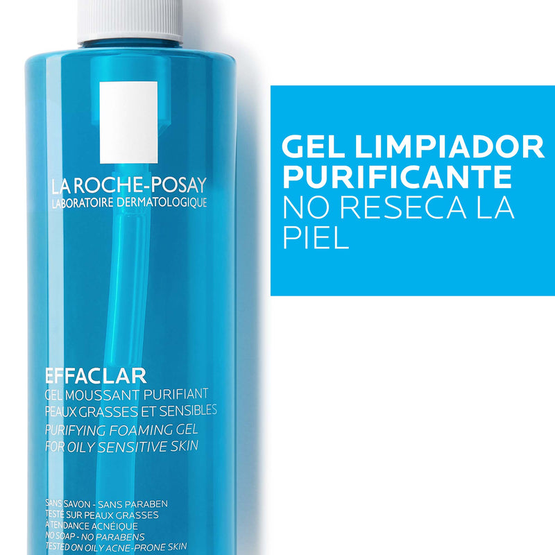 LA ROCHE POSAY EFFACLAR GEL LIMPIADOR PURIFICANTE 400mL – Cremas Premium