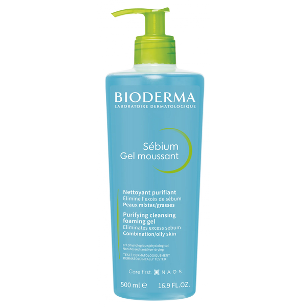 BIODERMA SÉBIUM GEL MOUSSANT 100mL /200mL /500mL