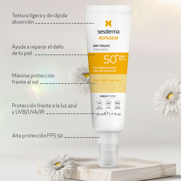 SESDERMA REPASKIN TACTO SEDA SPF50 50mL