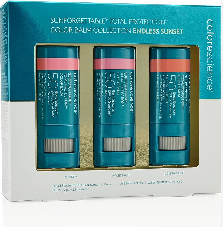 COLORESCOLORESCIENCE SUNFORGETTABLE TOTAL PROTECTION COLOR BALM COLLECTION ENDLESS SUNSET