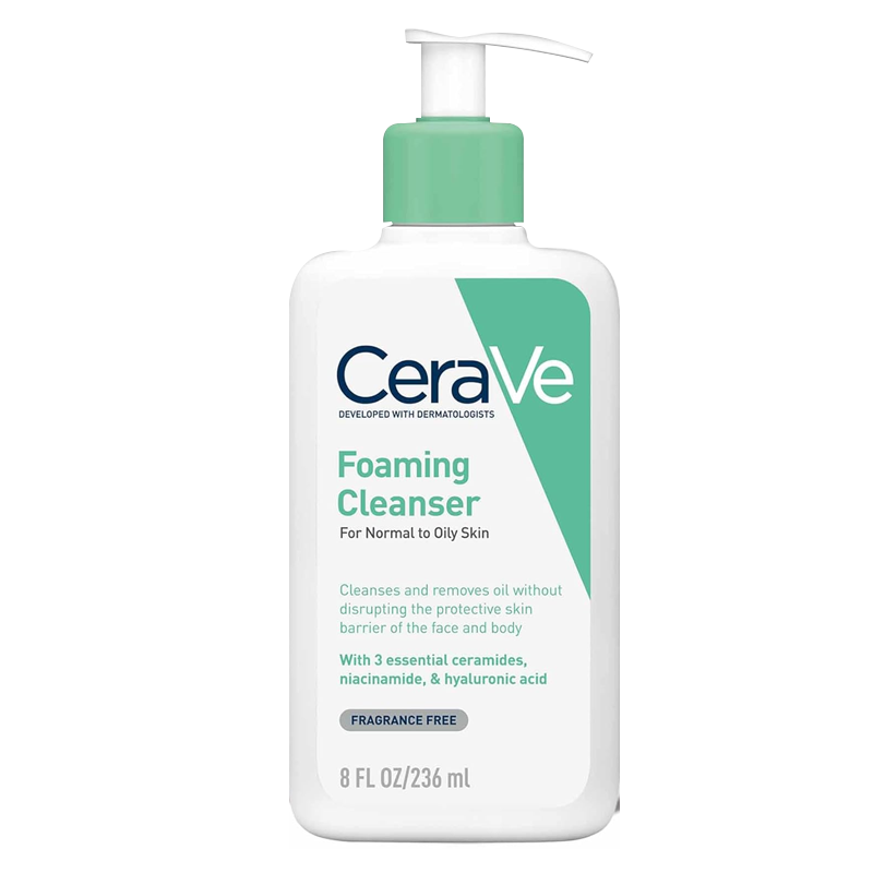 CERAVE GEL LIMPIADOR ESPUMOSO 236/473 mL