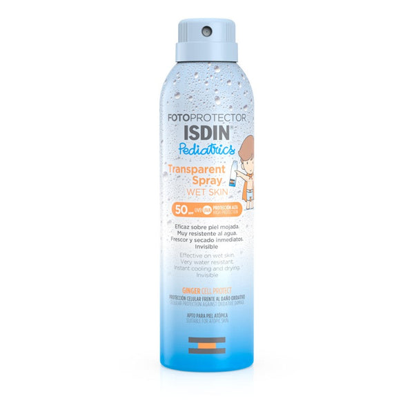 ISDIN PEDIATRICS TRANSPARENT SPRAY WET SKIN SPF50