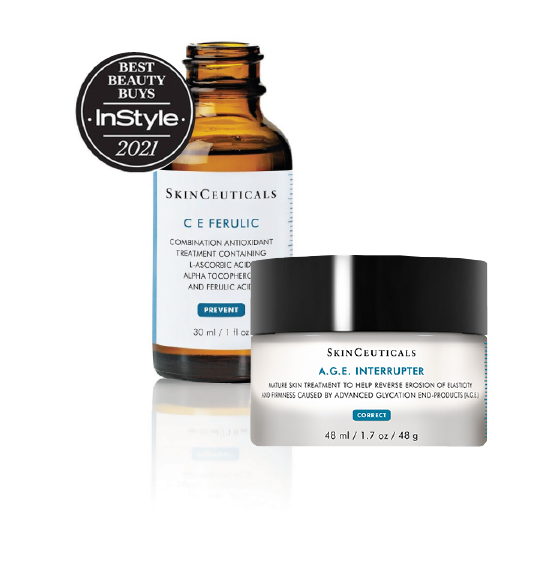 Skinceuticals DÚO Reafirmante y Antiedad- C E Ferulic Serum + AGE Interrupter  Advanced Crema