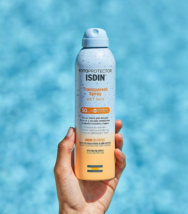 ISDIN TRANSPARENT SPRAY WET SKIN SPF50